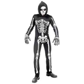 Halloween Jumpsuit Kind Skelet, Verzenden, Nieuw