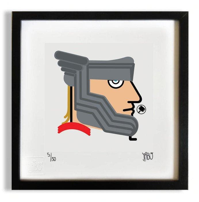 IABO - Thor (Portrait), Antiquités & Art, Art | Objets design
