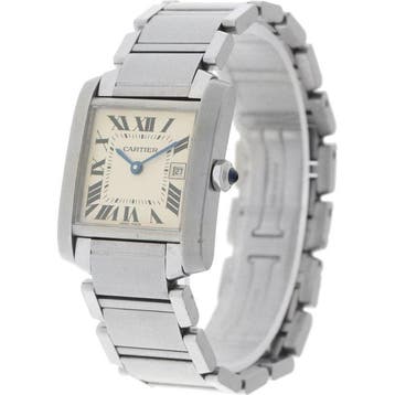 Cartier - Tank Française - Zonder minimumprijs - W51011Q3 /, Nieuw