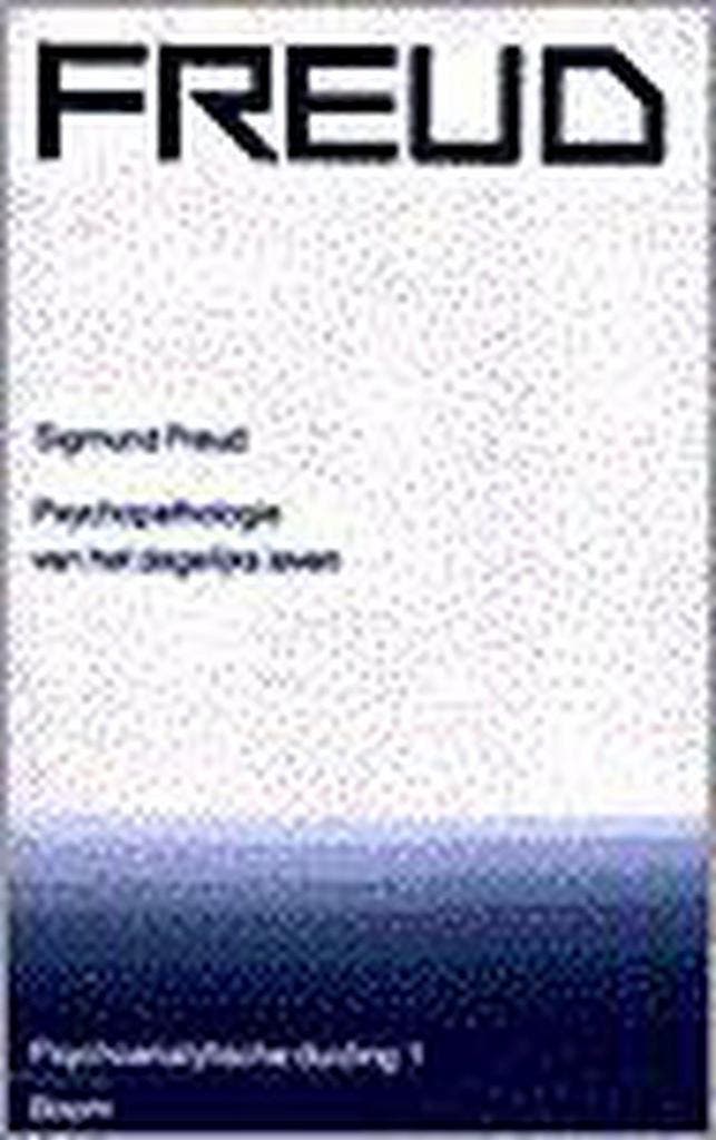 Sigmund Freud Nederlandse editie 1: Psychopathologie van het, Boeken, Psychologie, Gelezen, Verzenden