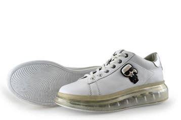 Karl lagerfeld Sneakers in maat 38 Wit, Verzenden, Wit, Karl lagerfeld, Zo goed als nieuw