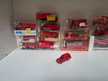 Wiking, Herpa 1:87 - Voiture miniature (20) - Brandweer, Nieuw