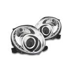 Phares Pour Fiat 500 07-15 Diurnes Tfl Fond Chromé, Autos : Pièces & Accessoires, Verzenden