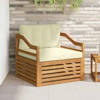 vidaXL Buiten bank set Massief Acacia Hout Naturel, Verzenden, Nieuw