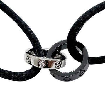 Cartier - Bracelet - Love - 18 carats Or blanc, céramique -