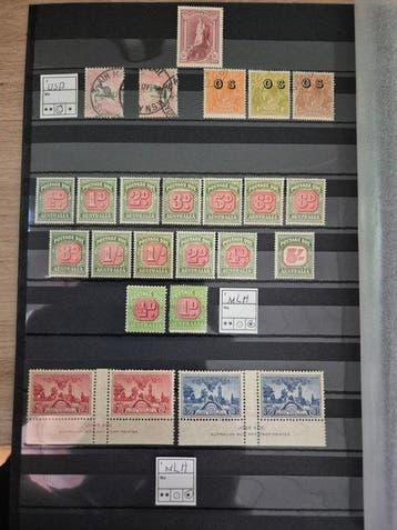 Australië 1913/1963 - leuk partijtje Australië zie Fotos, Gestempeld