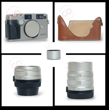 Contax G2 set - CZ 90mm 2.8 - CZ 28mm 2.8 nr. 3500, Ophalen of Verzenden