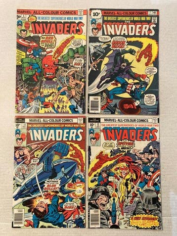 Invaders (1974) 14 comics in range # 5 to 37! Bronze Age
