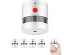 Veiling - Heiman mini rookmelder set van 5, Doe-het-zelf en Bouw, Alarmsystemen, Nieuw