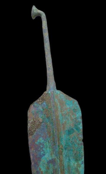West-Aziatisch Oud bronzen speerpunt - 36 cm (Zonder