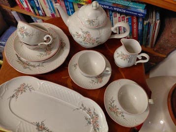 Villeroy & Boch - Service à thé - Rosette - Porcelaine