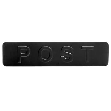 Front voor Homebox buitenklep mat zwart - Mooi Deurbeslag, Ophalen of Verzenden, Nieuw, Koper of Messing, Overige typen