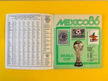1986 Panini World Cup Stickers Diego Maradona Édition, Collections