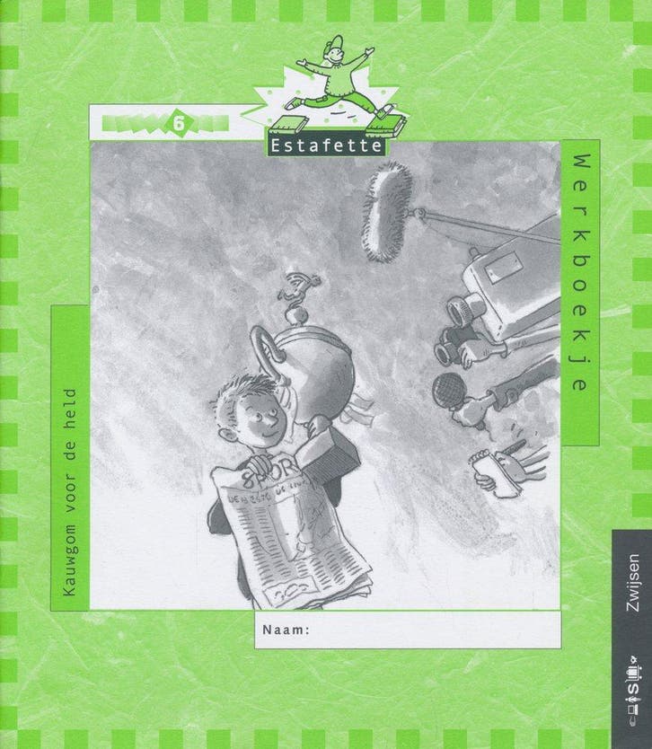 Estafette Werkboekje 6 Kauwgom voor de held (pak 5 stuks), Livres, Livres scolaires, Envoi