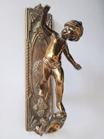 Kandelaar - Verguld brons - Bronzen wandkandelaar, Antiquités & Art