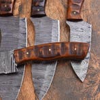 Keukenmes - Chefs knife - gevouwen staal, hout - Noord