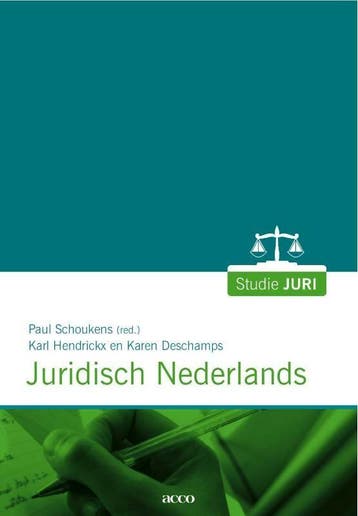 Juridisch Nederlands / Studie Juri / 7 9789033481055, Verzenden, Gelezen, K. Deschamps