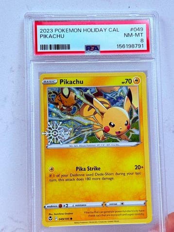 Pokémon - 1 Graded card - Pikachu 049/195 Carte promo - PSA