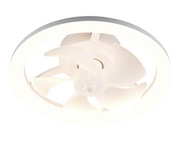 Trio PAJALA VENTILATOR plafondlamp | LED | wit mat | Ø 40 cm, Huis en Inrichting, Verzenden, Nieuw