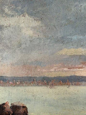 Gaetano Esposito (1858-1911), Attrib. - Marina di Napoli