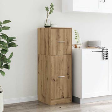 vidaXL Apothekerskast 40x41x118 cm bewerkt hout artisanaal, Verzenden