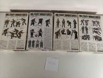 Maquette - Tamiya – Lot de 4 maquettes militaires 1:35 –, Nieuw