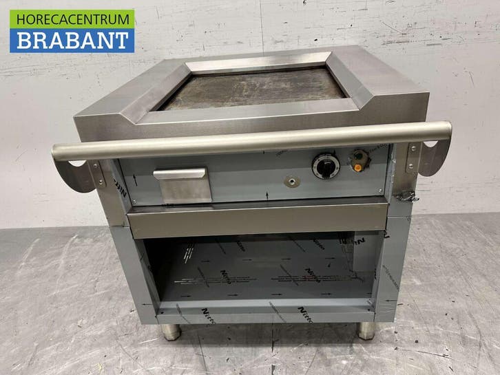 RVS Teppanyaki grill bakplaat grillplaat 80 cm 400V Horeca, Articles professionnels, Horeca | Équipement de cuisine, Enlèvement ou Envoi