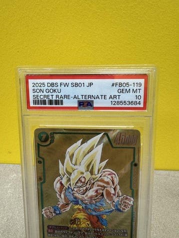Bandai - 1 Graded card - Dragon Ball - PSA 10 – Son Goku, Nieuw