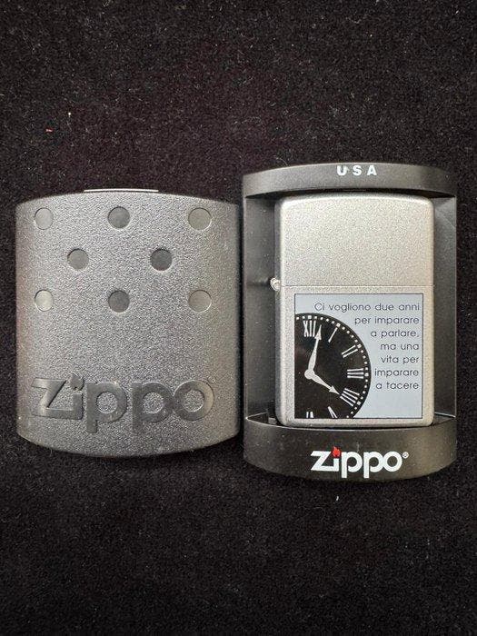 Zippo - Zonder minimumprijs - Aansteker - Staal, Collections, Articles de fumeurs, Briquets & Boîtes d'allumettes