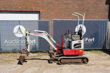 Veiling: Minigraver Takeuchi TB210R Diesel 2018, Articles professionnels, Ophalen