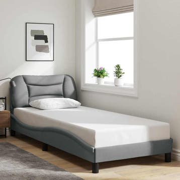 vidaXL Bedframe zonder matras Hvar 90x200 cm stof, Verzenden, Nieuw