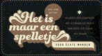 Het is maar een spelletje - Voor echte mannen 9789464081282, Verzenden, Zo goed als nieuw, S. Studio ImageBooks