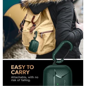 Shockproof Hoesje voor AirPods Pro met Karabijnhaak - AirPod, Verzenden