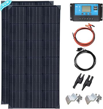 200W Zonnepaneel Kit Flexibel | Retour deal | -35% korting, Verzenden, Compleet systeem