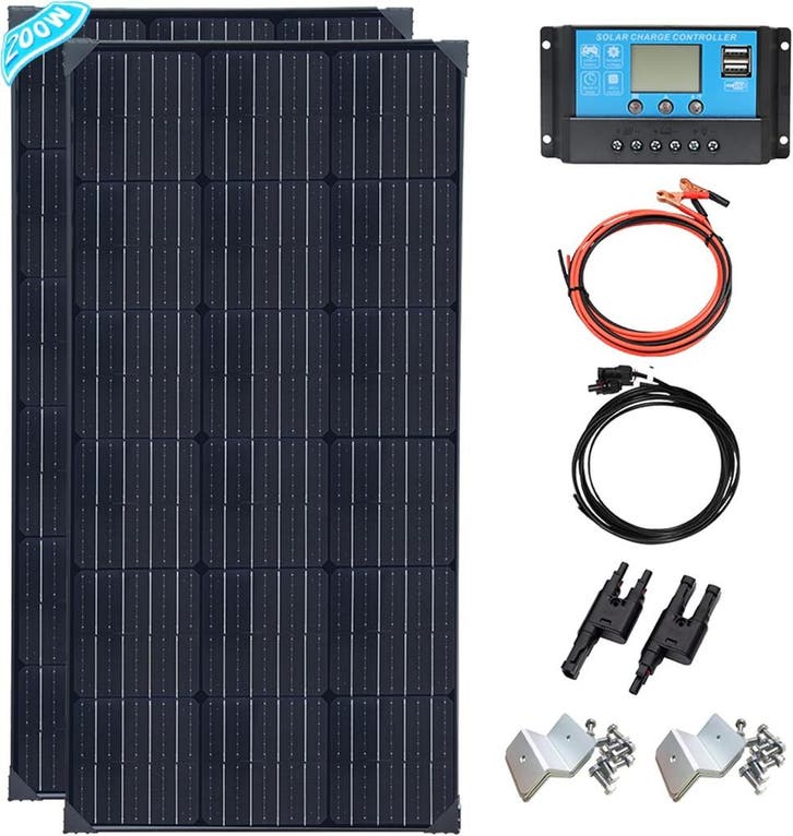 200W Zonnepaneel Kit Flexibel | Retour deal | -35% korting, Bricolage & Construction, Panneaux solaires & Accessoires, Envoi