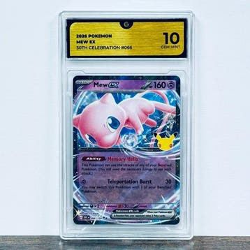 Pokémon Graded card - Mew ex 066- 30th Anniversary – Pokémon
