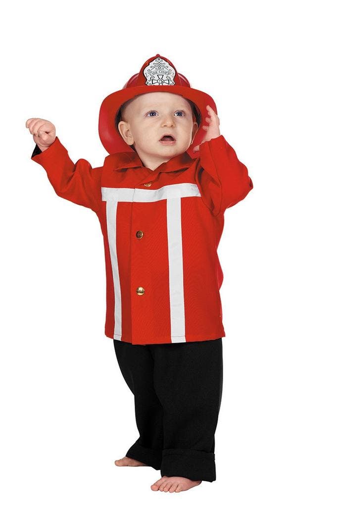 Brandweerpak Baby Rood, Enfants & Bébés, Costumes de carnaval & Déguisements, Envoi