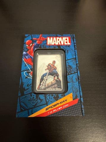 Niue. 2 Dollars 2023, Spiderman, 1 Oz
