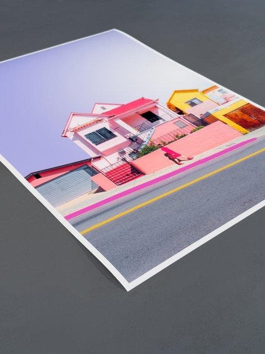 Téber - Pink Scouter (Violet) · No Reserve, Antiek en Kunst, Kunst | Designobjecten