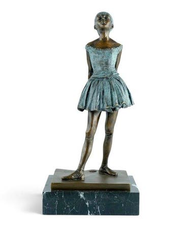 Edgar Degas - after - sculptuur, La Petite Danseuse de