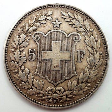 Zwitserland. 5 Francs 1907 (Zonder minimumprijs)