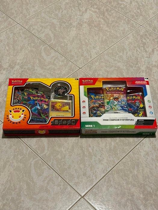 Pokémon - 2 Sealed box - Various sets, Hobby en Vrije tijd, Verzamelkaartspellen | Pokémon