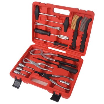 vidaXL Rem onderhouds- en montagegereedschapset 15-delig, Bricolage & Construction, Verzenden