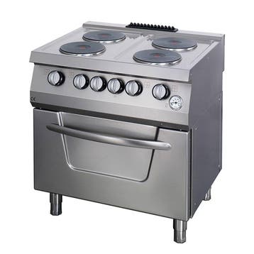 Heavy Duty Fornuis elektrisch | 90–450°C | RVS/Gietijzer |, Verzenden
