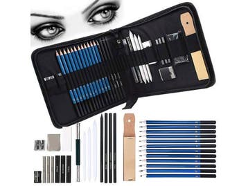 Veiling -  32-in-1 professionele tekenschetsset, Hobby & Loisirs créatifs, Dessin