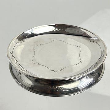 Plateau - Vide-Poche / Sous-verre - Argent 950 - Plat de