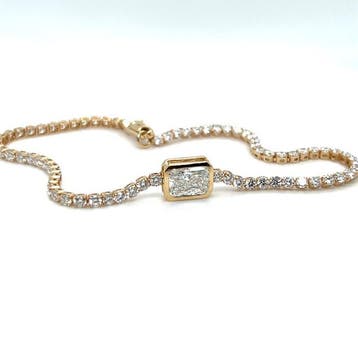 Zonder minimumprijs - Armband - 14 karaat Geel goud -, Nieuw