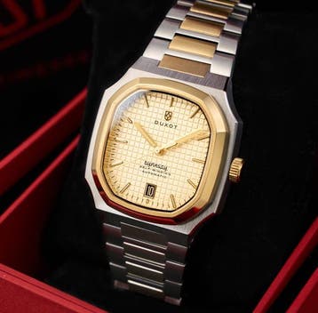 Duxot - Automatic - Octagon - 24 Jewels - Gold - Dynasty -