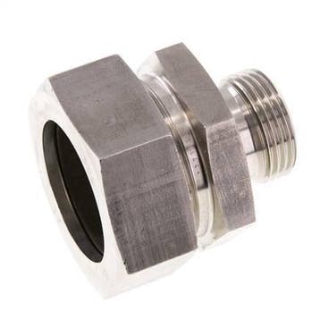 G 1 Male x 42L Anneau de coupe droit en acier inoxydable, Verzenden, Nieuw