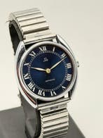 k2 - vintage watch swiss made blue - Zonder minimumprijs -, Handtassen en Accessoires, Horloges | Heren, Nieuw